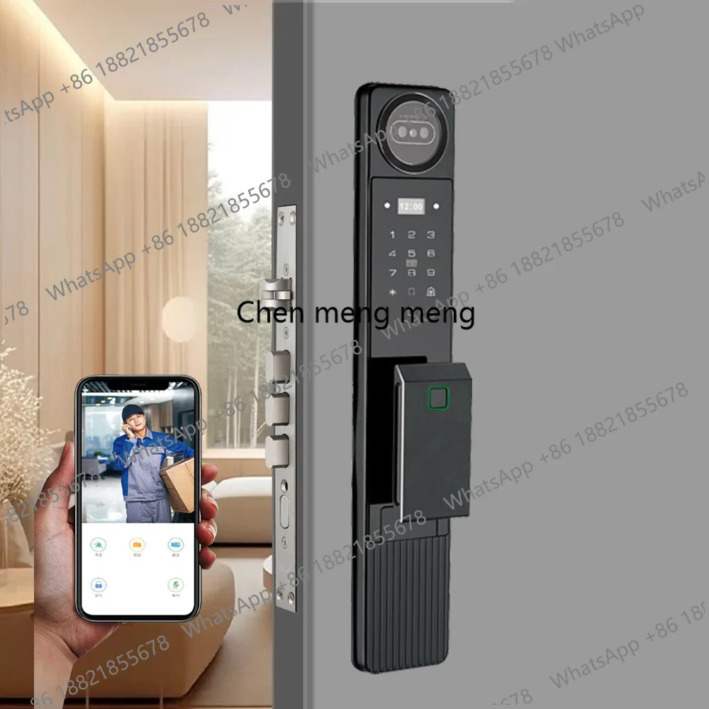Smart lock fine engraving process fingerprint lock double electricity double screen combination lock