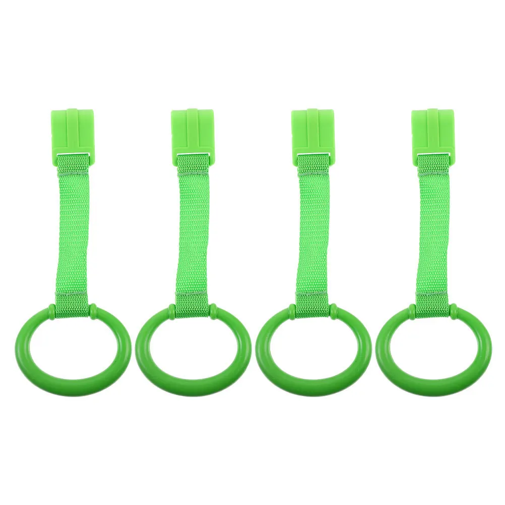 

4 Pcs Baby Standing Pull Tab Assist Ring Infant Crib Rings Children's Hanging Toy Accessories