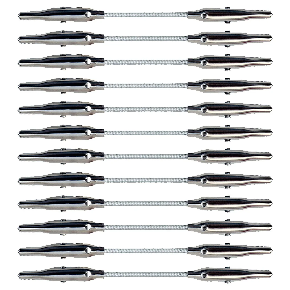 

12 pcs Double Headed Alligator Clips Metal Note Clamps For Photos Diy Accessories Postcard Holders Alloy Picture Holder Desktop