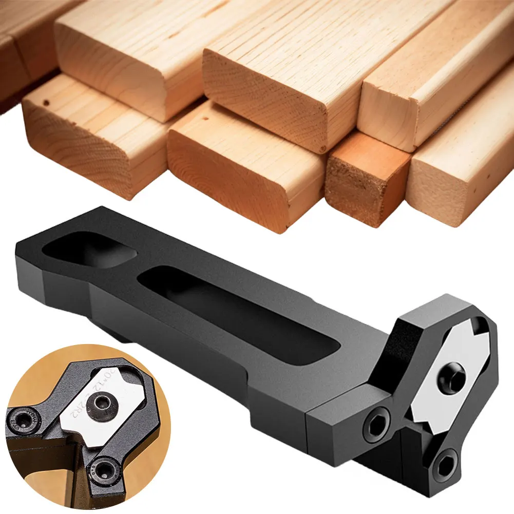 

Woodworking Edge Trimmer Chamfer Planer Aluminum Alloy Furniture Scraper Manual Fillet Cutter Woodworking Tool Accessory