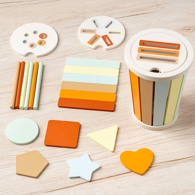 Brinquedos correspondentes de classificação de cores, brinquedos de reconhecimento de formas de madeira, brinquedos educativos para aprendizagem de matemática infantil, presentes esportivos