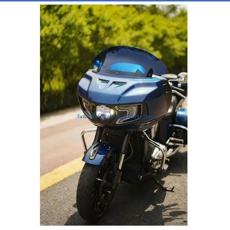P9FD Getrocknete klare Farbpräferenzen Motorrad-Windschutzscheibe Verbesserte Fahrerstabilität zwanzig 2025-Konkurrenzserie – Detail 5