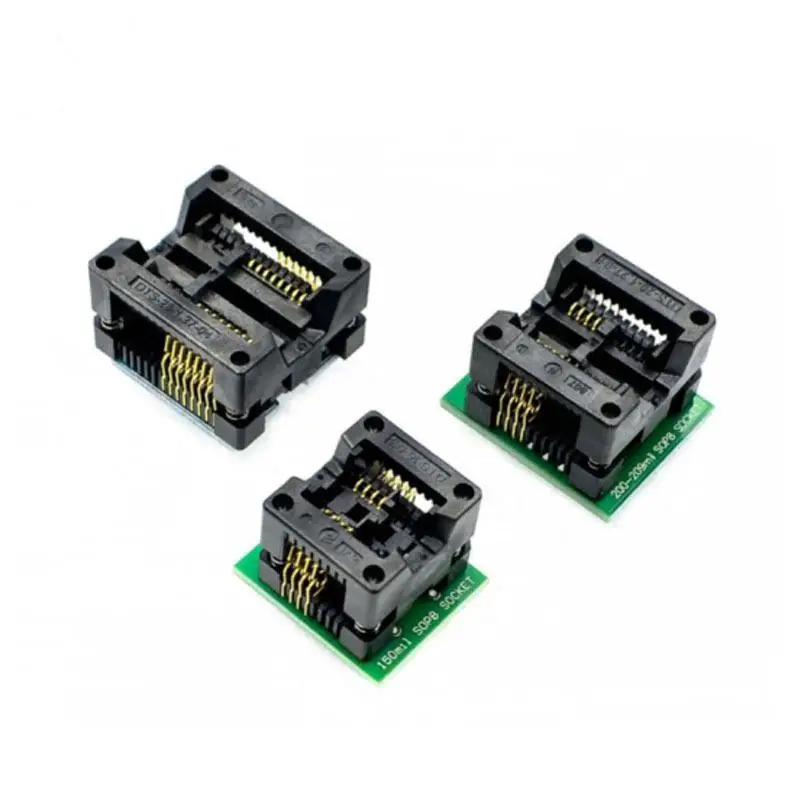 1Pcs SOIC8 SOP8 To DIP8 SA602 Gold-plated IC EZ Programmer Adapter Socket Converter Module 150mil 200mil