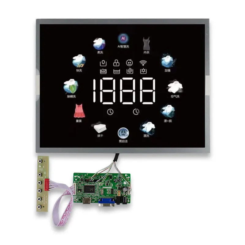 Original BOE 15 Inch 1024*768 Resolution 350 Brightness 30 Pins LCD Screen DV150X0M-N12 Driver Board Touch