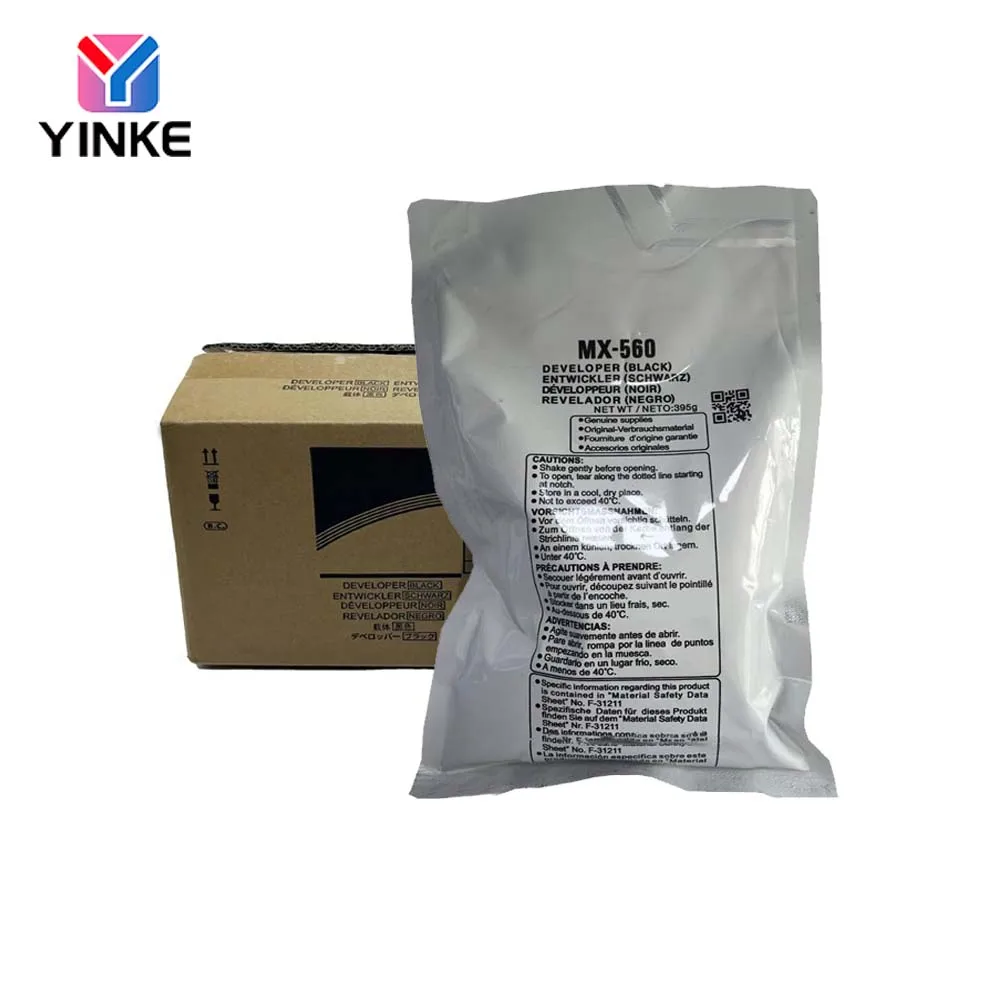 

395g MX560 Developer Powder For Sharp MX M3608N M4608N M3658N M4658N M5658N High Quality iron Carrier 1bag