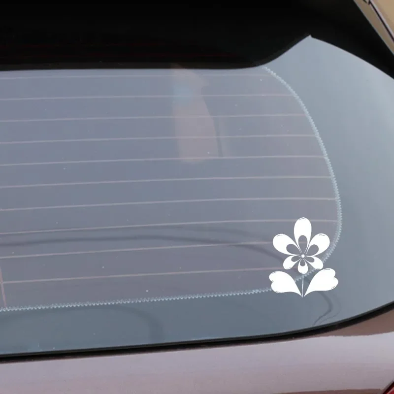 Car Stickers Personalized Creative Stickers Car Decoration Beautiful Floral Stickers Waterproof and Sunscreen PVC 17*14cm image 6