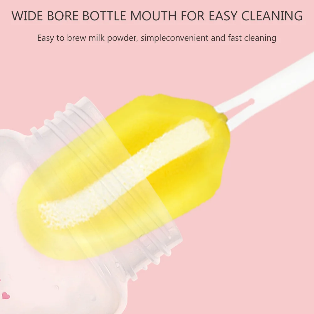 

1pc 240Ml Baby Milk Bottle Cartoon Pattern Double Handle Easy Drinking Cup Kids Toddler Light Portable Food Grade Pp Safe