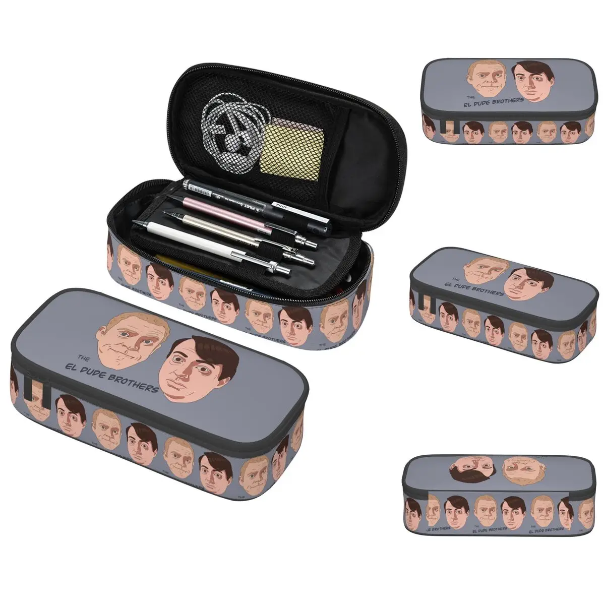 

Peep Show Mark And Jez The El Dude Brothers Pencil Case for Students Gifts Pen Box Pencil Bag Stationery Supplies Pen Holder Bag