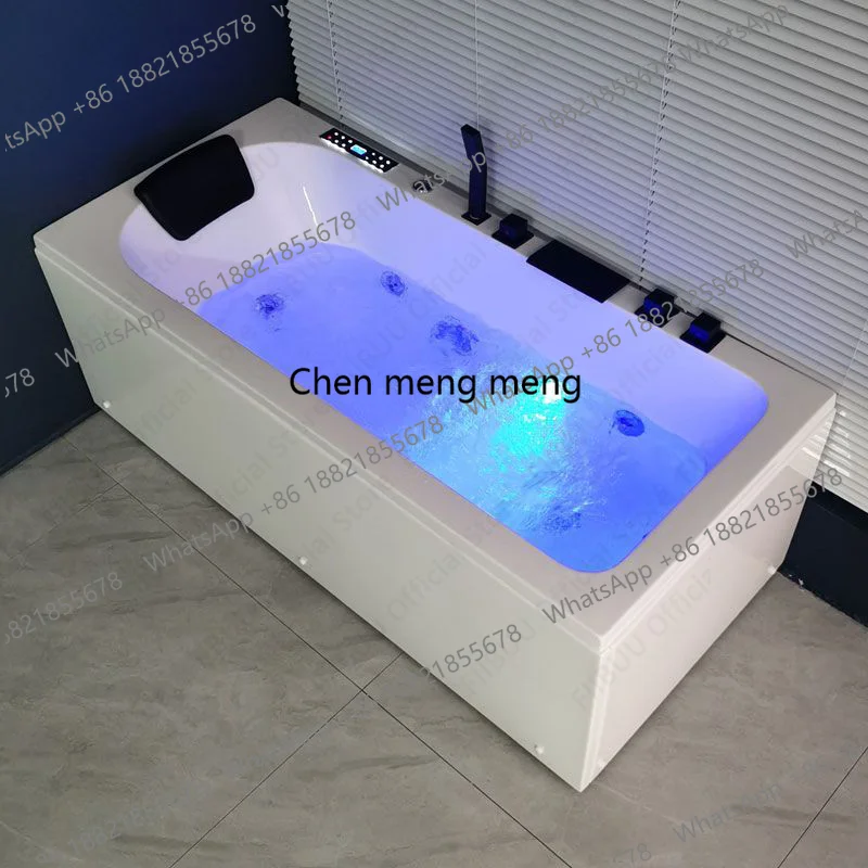 Multifunctional Acrylic Bathtub With Right-sided Skirt And High Load-bearing Capacity, Luxury Bathroom Furniture Multiple Sizes