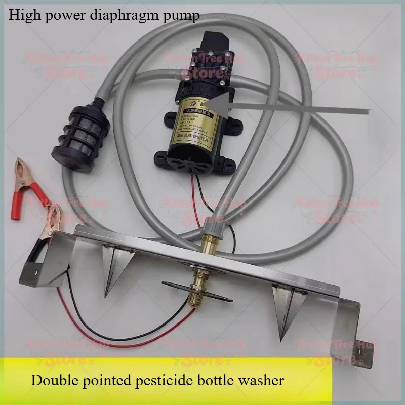 Stainless Steel Plant Pesticide Protection Bottle Opener And Washer Bottle Rinsing High Pressure  Single Pump Double Pump