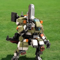 436-Piece MOC NEW BT-7274 - Modular Titanfall 2 Mech with Poseable Joints, Creative Model Building Blocks Birthday DIY Toys Gift