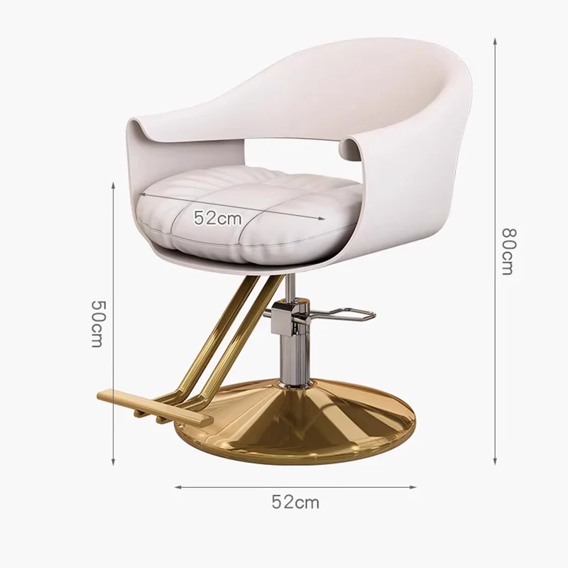 كرسي حلاق تجاري فاخر، صالون تجميل، مستلزمات صالون تصفيف الشعر، كرسي حلاق، صينية شامبو للشعر، أثاث صالون دوار #2