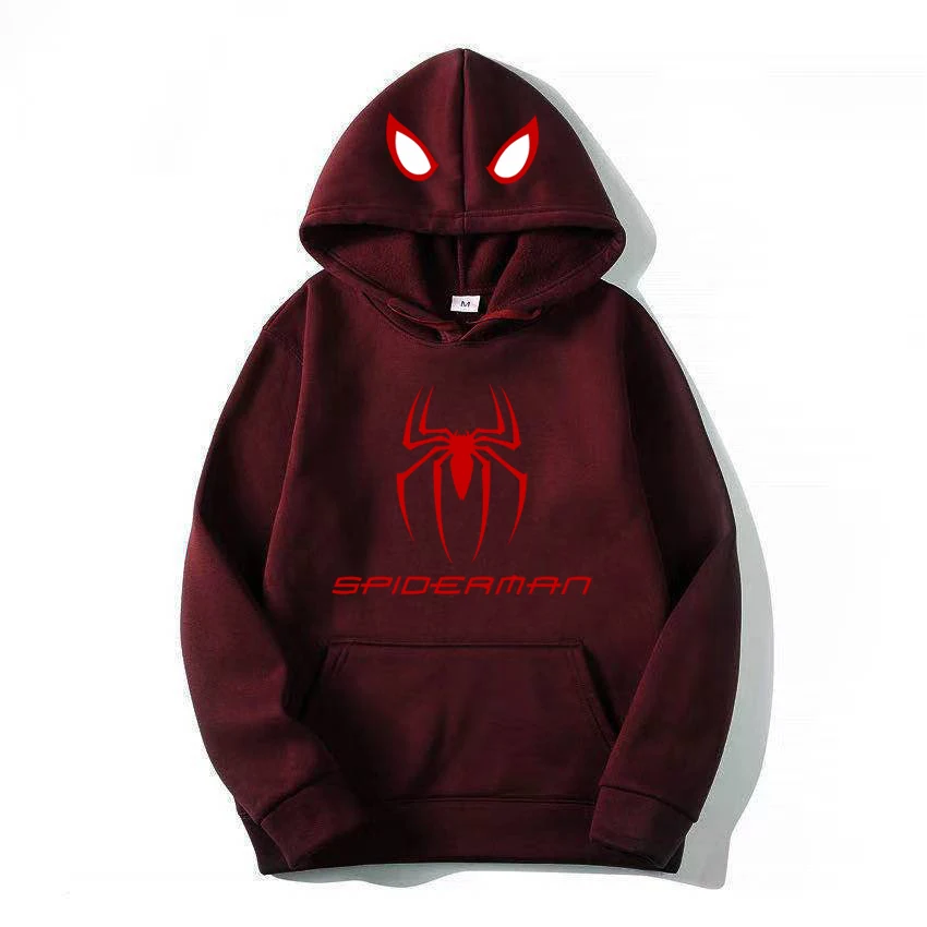 Spider-Man Autumn/Winter Men's New Casual Sports Hoodie Women's Street Fashion Couple Hoodie