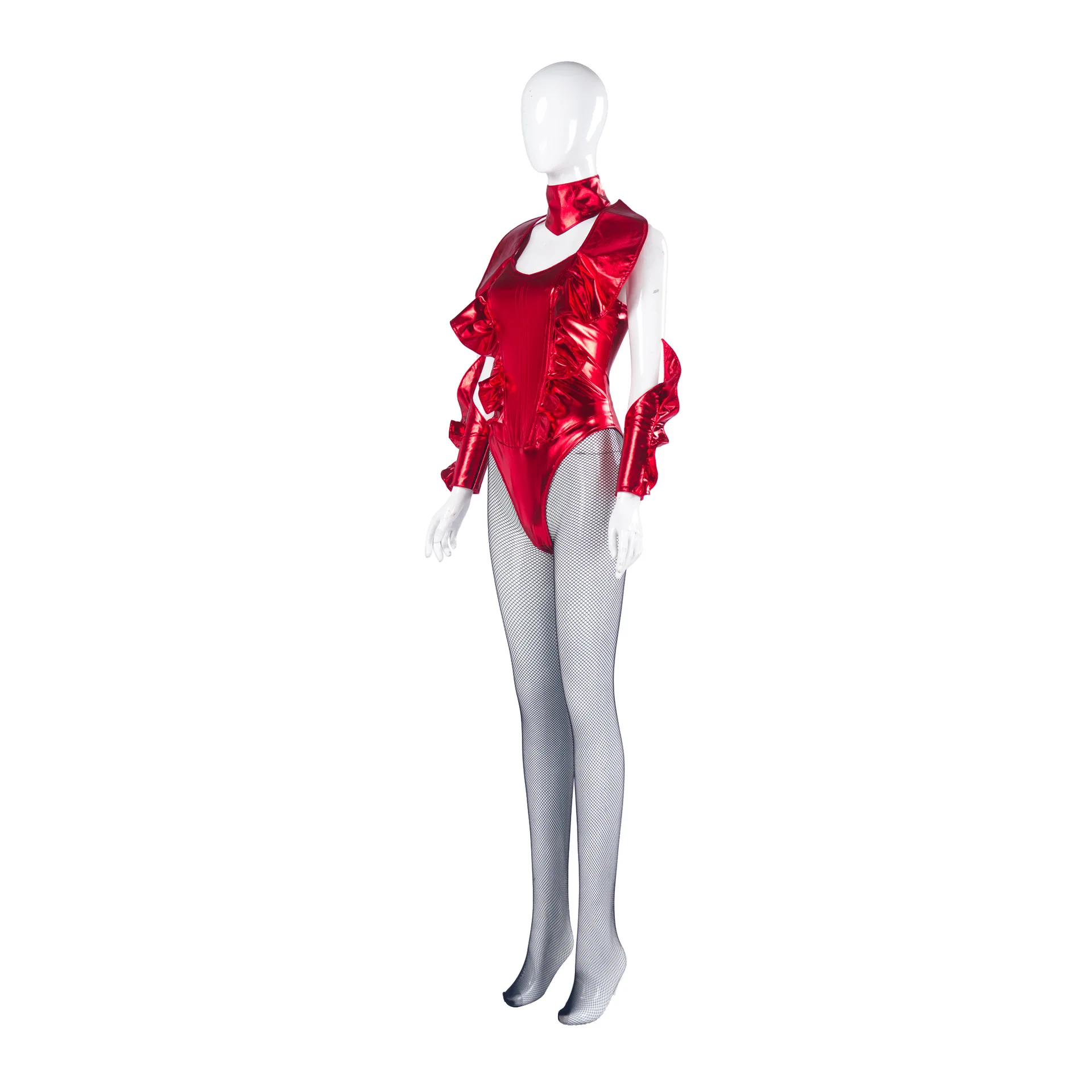 Anime Skye Riley Cosplay Kostüm Für Sexy Frauen Rot Overall Fantasia Halloween Karneval Party Outfits