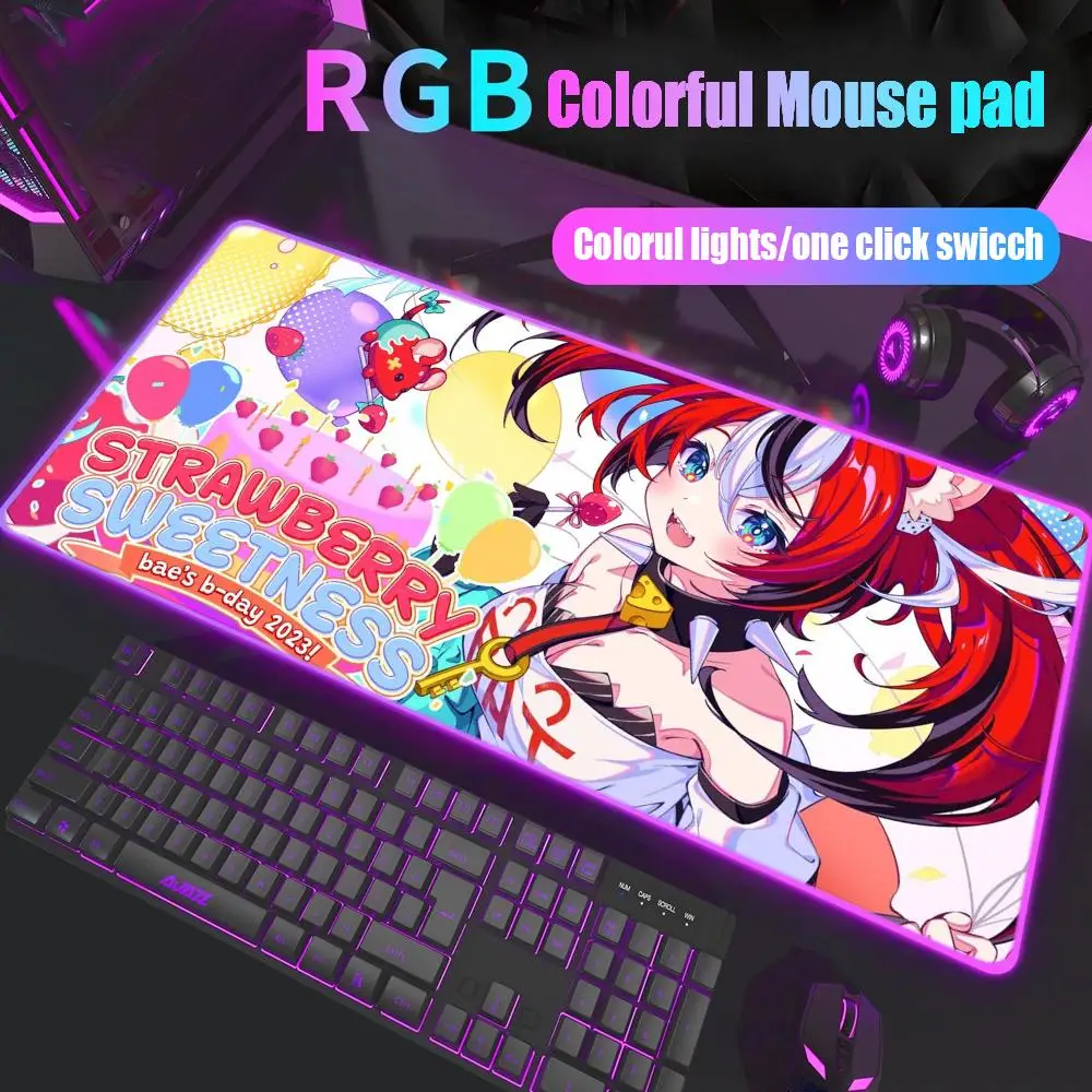 

Hyper Beast Mouse Pad Gamer Rgb Desk Mat Back Light Led Mousepad Setup Gaming Accessories Deskmat Big Mousepad Backlight