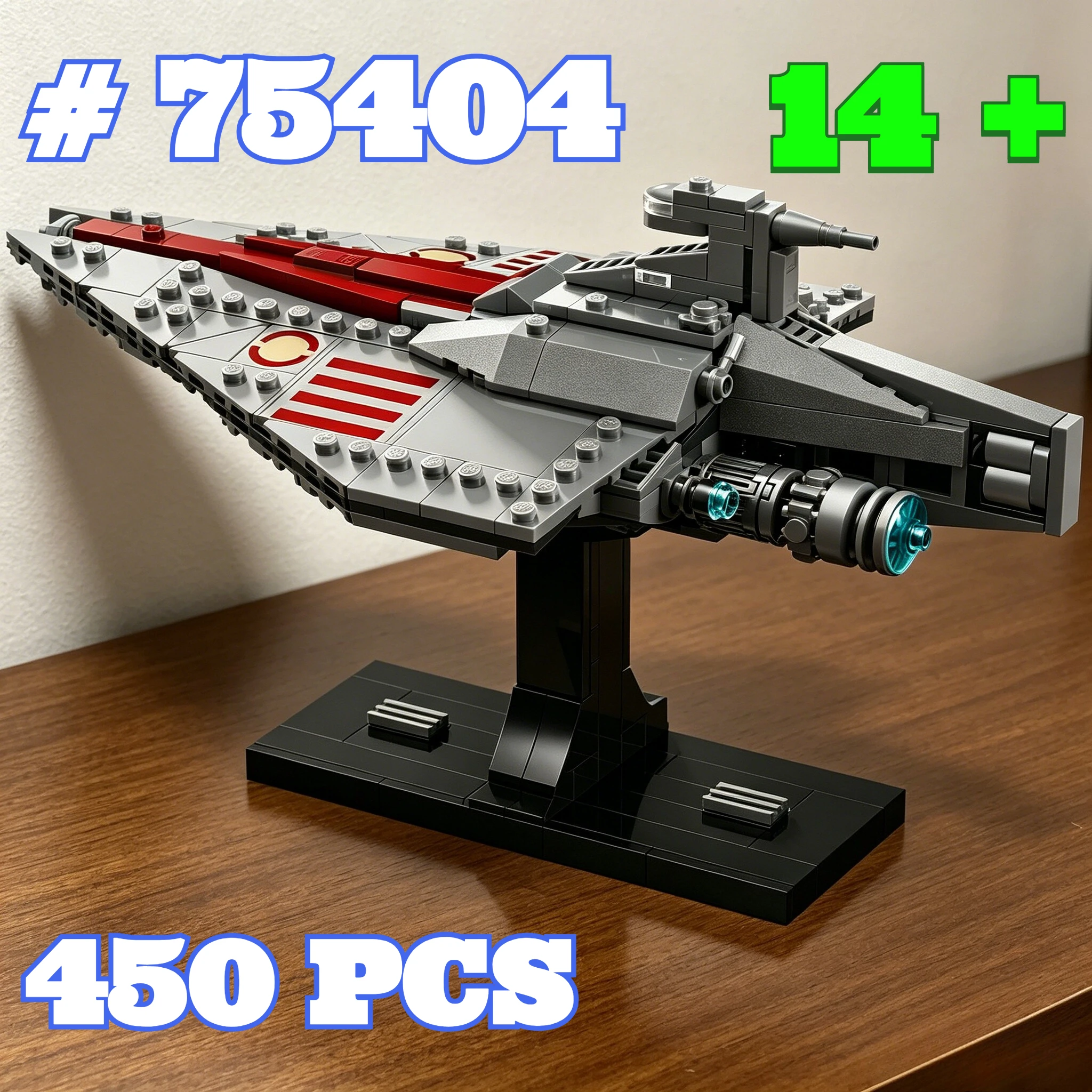 

Moc Starship 75404 Building Blocks Sets Suitable for Birthday Gifts， Compatible with Legoed Particles，450pcs.