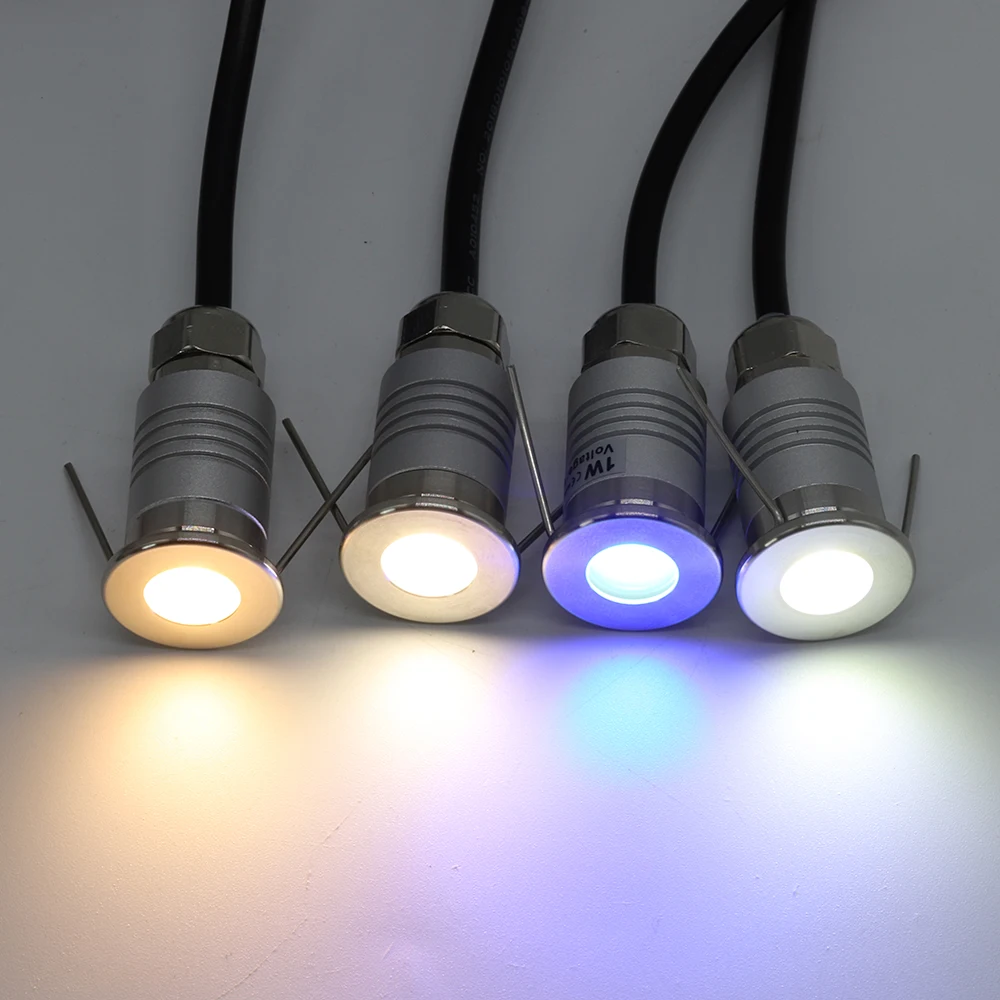 أضواء LED لحديقة صغيرة ، مصباح حائط ، IP67 مقاوم للماء ، إضاءة تحت الأرض للعشب ، الفناء ، الفناء ، الممشى ، درج ، مصباح سطح السفينة