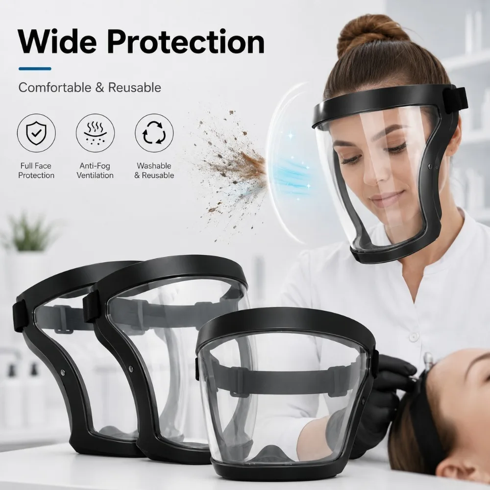 

Anti-fog protective mask - Dust and splash resistant, suitable for sports, cycling, work, grinding, weeding/mowing, and more