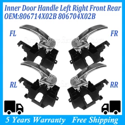 For Nissan Navara D40 Pathfinder 2004-2014 Inner Door Handle Left Right Front Rear 80671-4X02B 806714X02B 80670-4X02B 806704X02B