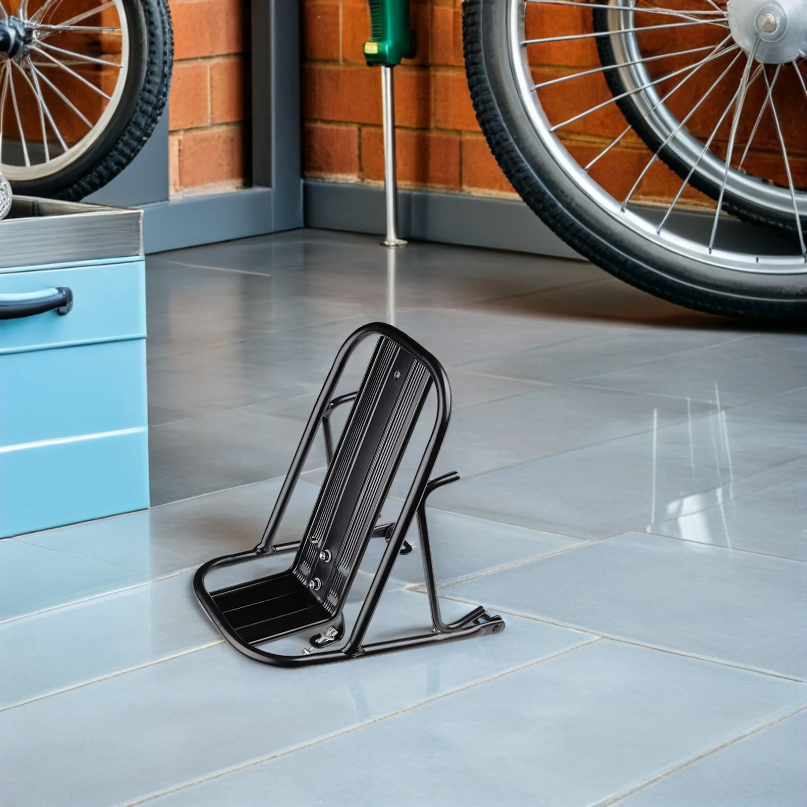 Porte-bagages avant de vélo en métal, 2 pièces, 5Kg/11Lb, pour randonnée sur route, Camping, cyclisme, rangement des bagages