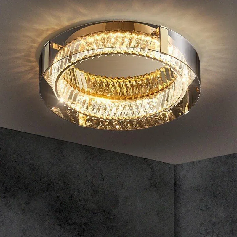 

Crystal Ceiling Lights LED Lights Modern Ceiling Chandelier Luxury Dimmable Lamps Room Decor Plafonnier Bedroom Home Decoration