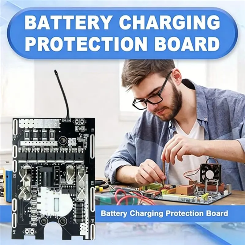 N82R High-Power Battery Protection Board For 18650 21V 7MOS 4Alloy- For Power Tool Compatible