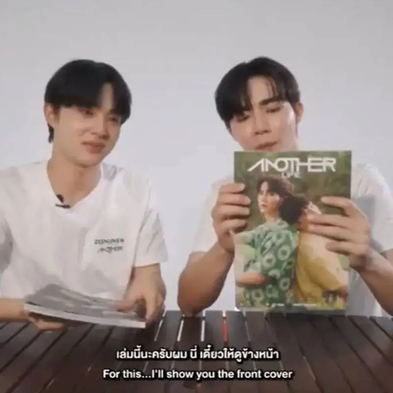 T-pop الدراما التايلاندية كتي فطيرة CutiePieSeries ZeePruk NuNew ZeeNunew ZeeNew زي طالب فضفاض غير رسمي قصير الأكمام تي شيرت هدية #2