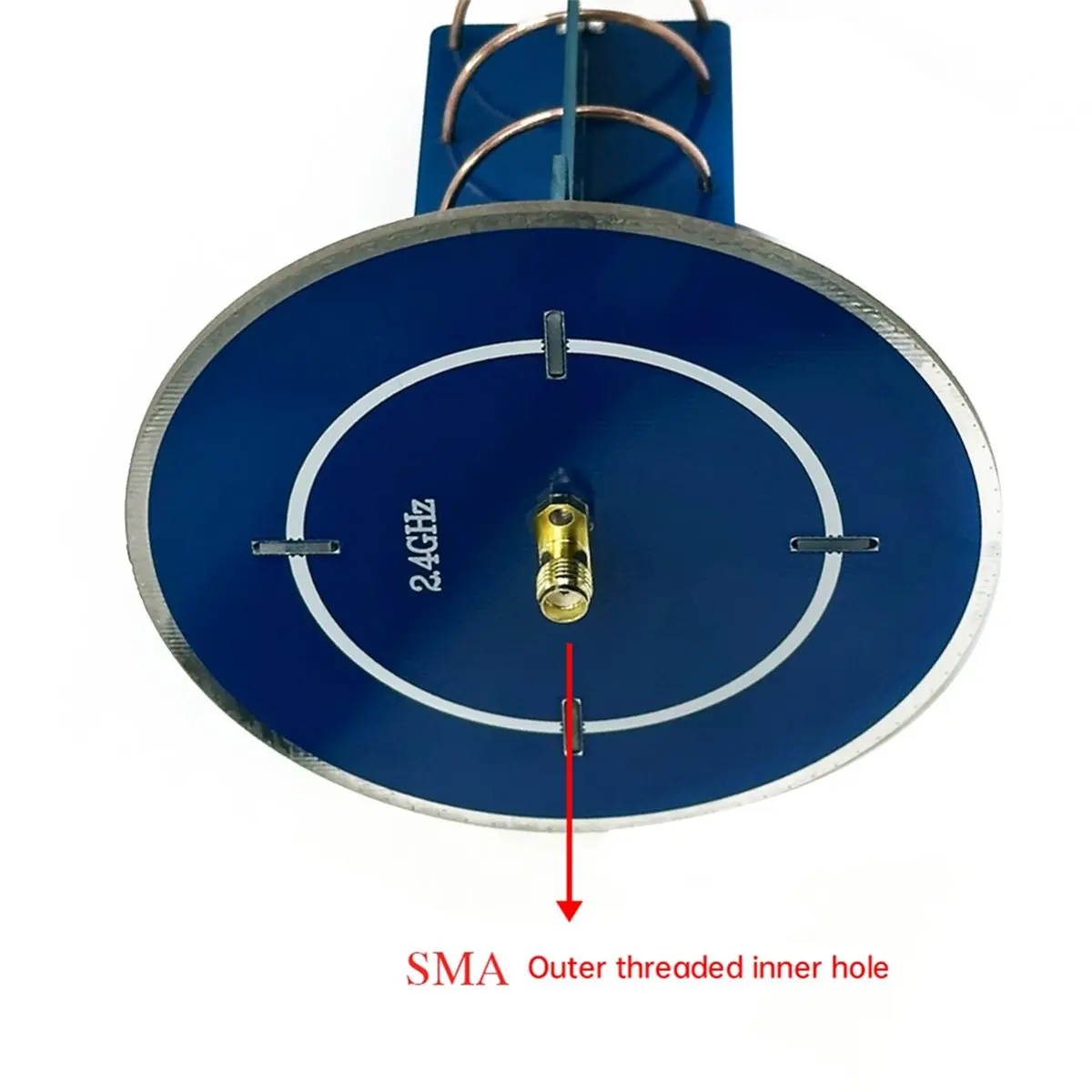 LU554 Directional Antenna, SMA Right-Hand Circular Polarization, 2.4GHz 50W High Gain Image Transmission Antenna