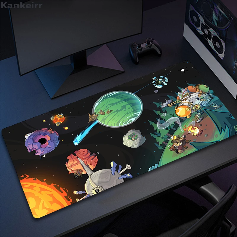 Pc Gaming Mouse Pad Gamer Outer Wilds Mausepad Non-slip Mat Deskmat Computer Tables Office Accessories Mousepad Keyboard Mats Xl