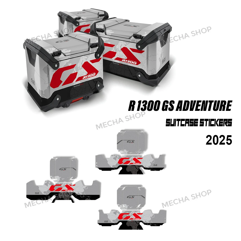 

For R1300GSA R 1300 GS Adventure 2025 Motorcycle Suitcase Stickers Trunk Middle/Side Stickers Protection Decal
