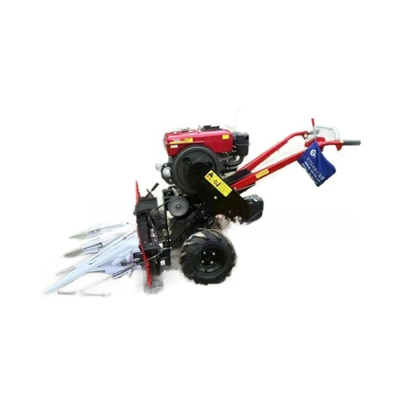 

Hand-held self-propelled corn stalk millet alfalfa oat pepper wheat harvester