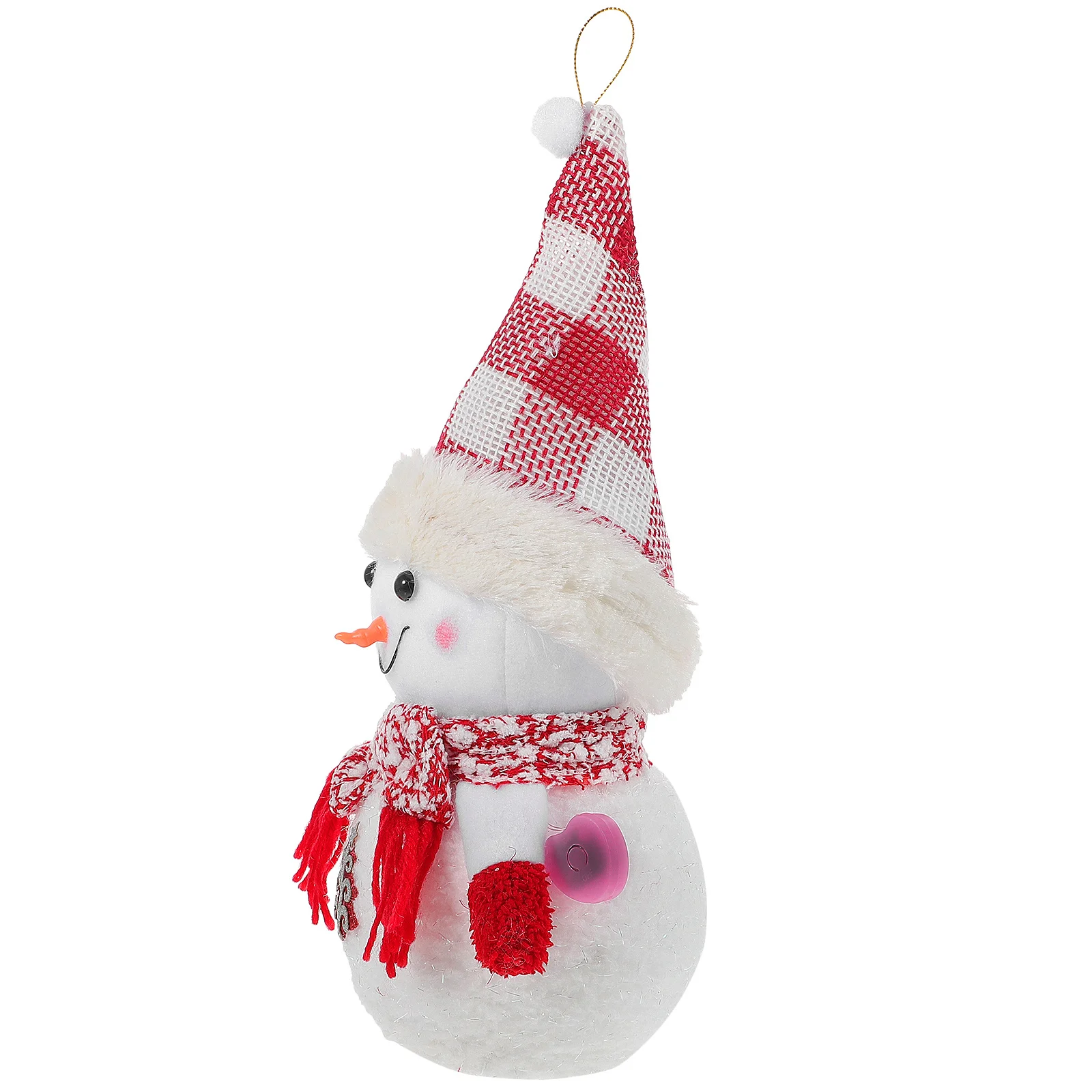 

1Pcs Fabric Christmas Snowman Adornment Classic Cartoon Desktop Ornament Festive Xmas Decoration for Snowman