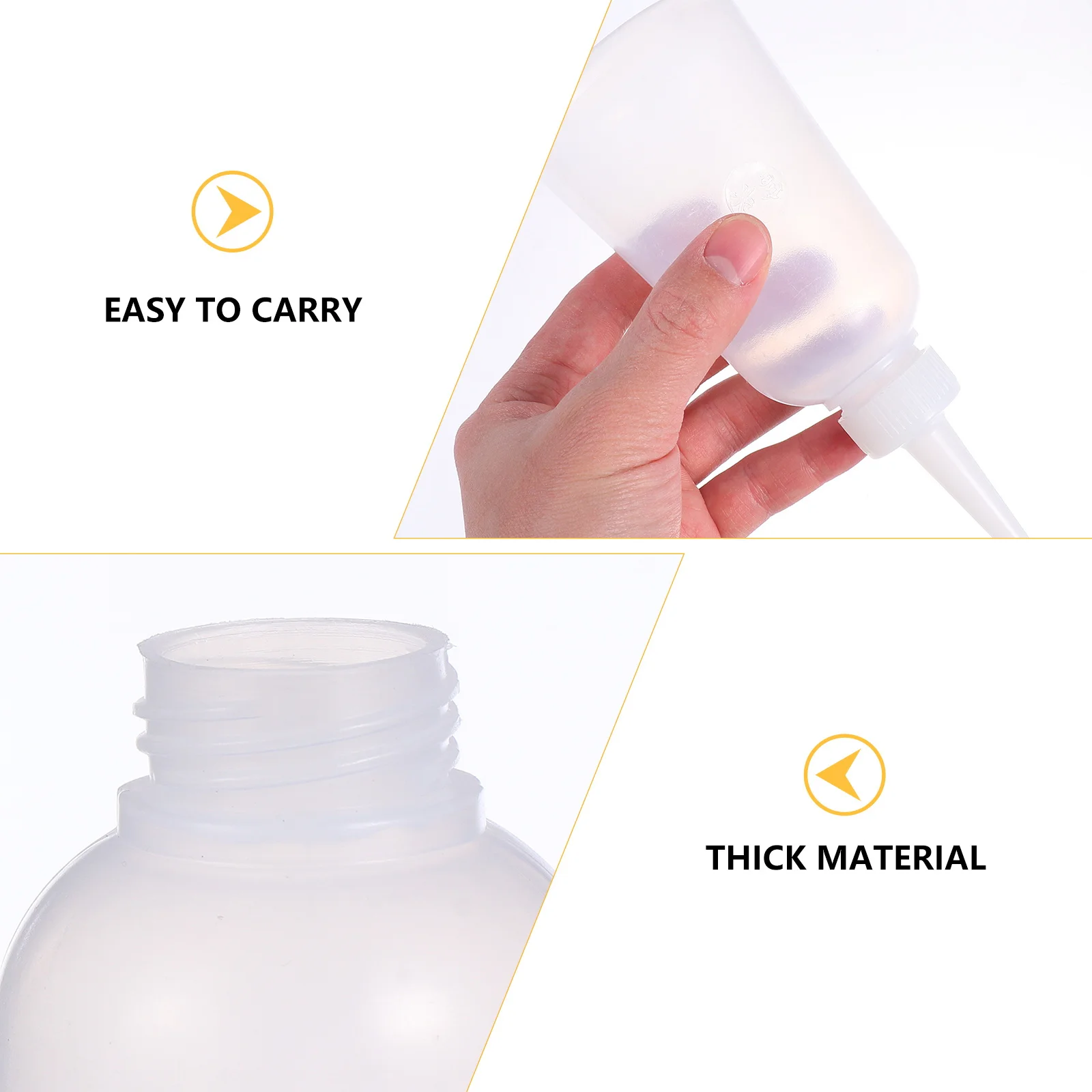 10 قطعة 250 مللي زجاجة ضغط بلاستيكية موزع الغراء السائل فارغة إعادة الملء لمشاريع الحرف اليدوية الفنية زجاجة ضغط بلاستيكية #4