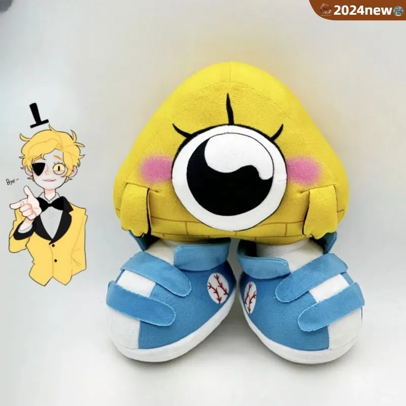 In Stock Baby Bill Cipher Plush Plushies Toy,Cute Soft Gravity Falls Pillows Gift Merch For Game Fans Kids Stuffed Animal Doll