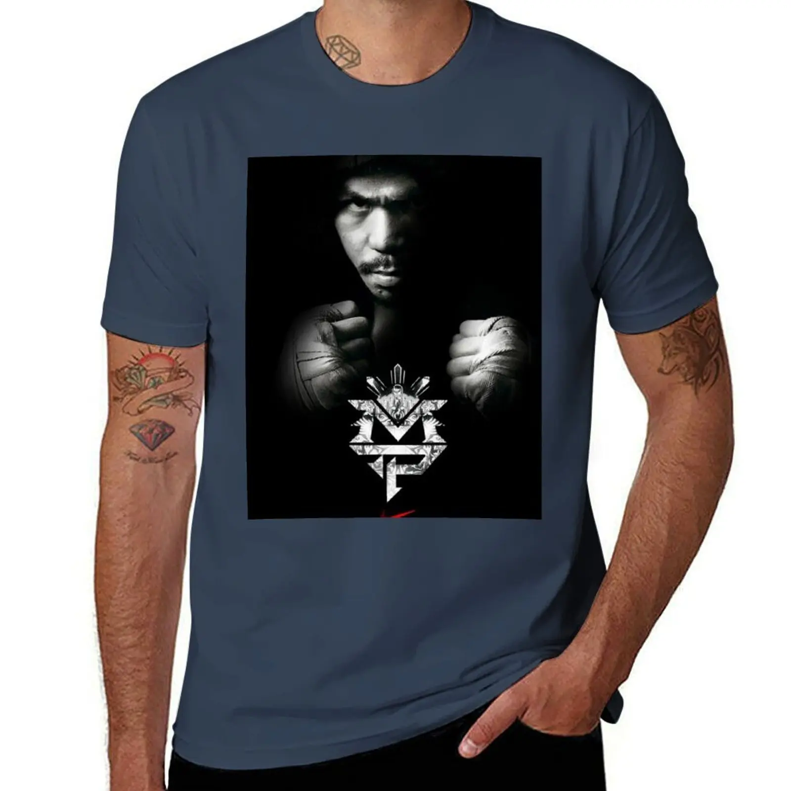 

Manny Pacquiao 2 T-Shirt Basic Crew Neck Short Sleeve Top