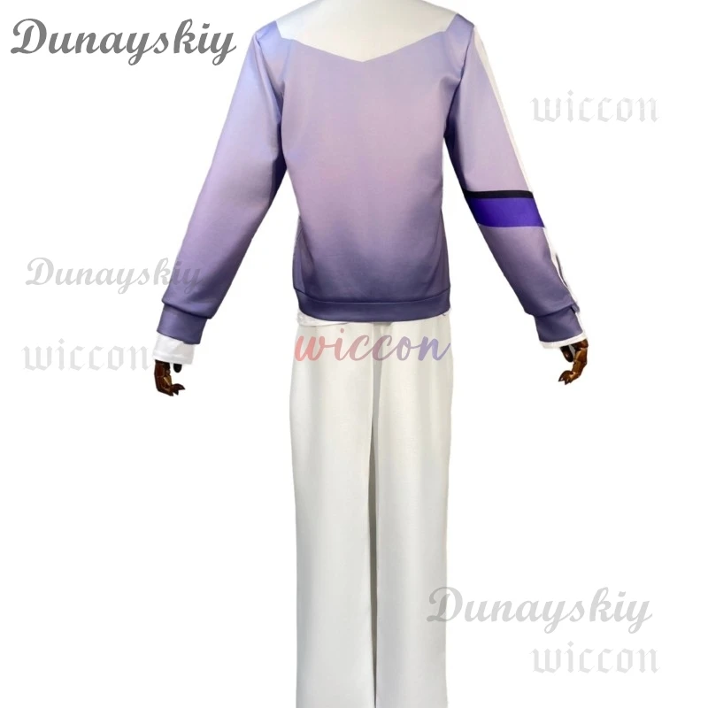 الظاهري YouTuber أنيمي NIJISANJI Kenmochi Toya تأثيري حلي رياضية هوديس البلوز شعر مستعار الكبار رجل اليومية حفلة البدلة