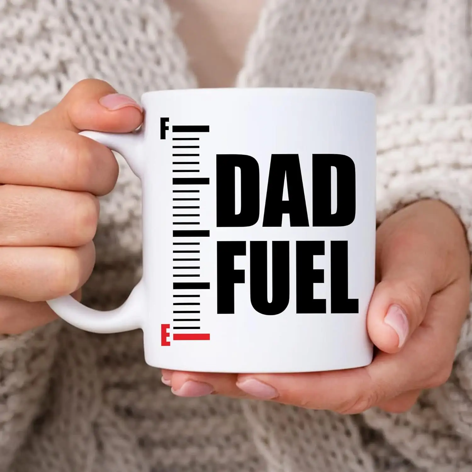 Funny Appreciation Gifts For Father From Daughter Son - Gifts For Coffee Lover - Christmas Birthday Father's Day - Dad Fuel 11oz
