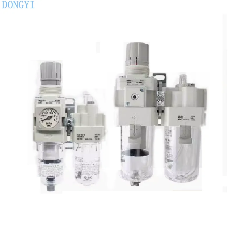 Air Combination Air Filter + Regulator + Lubricator AC20-B to AC60-B,AC20A-01-B/AC20A-02-B/AC30A-02-B/AC20A-01E-B/AC20A-02E-B