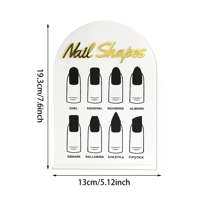 Panneau d'affichage pour Nail Art, accessoires pour Salon de manucure, présentoir de pointe d'ongle en forme d'ongle, outil de support de manucure pour Nail Art
