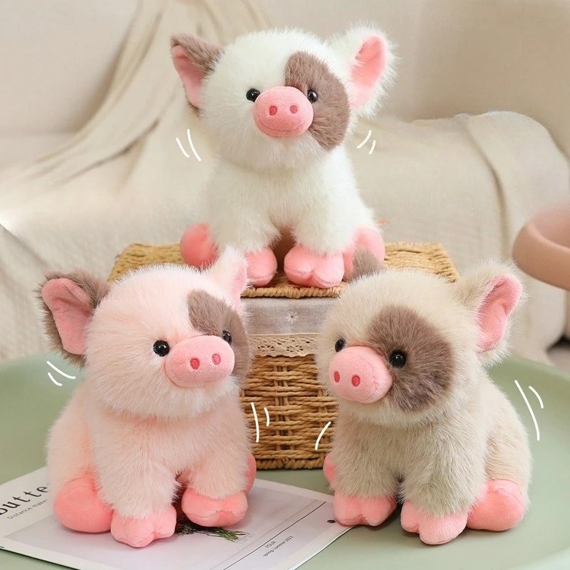 Puppy Kitten Starter Toy, Gentle Plush Pig - Ultra-Soft Bite-Sized Teething Toy, Safe for Small Breeds & Training Development