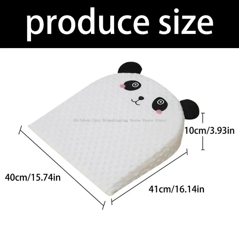 Oreiller d'allaitement ergonomique pour nourrissons tout-petits, oreiller incliné, dessin animé, oreiller soutien