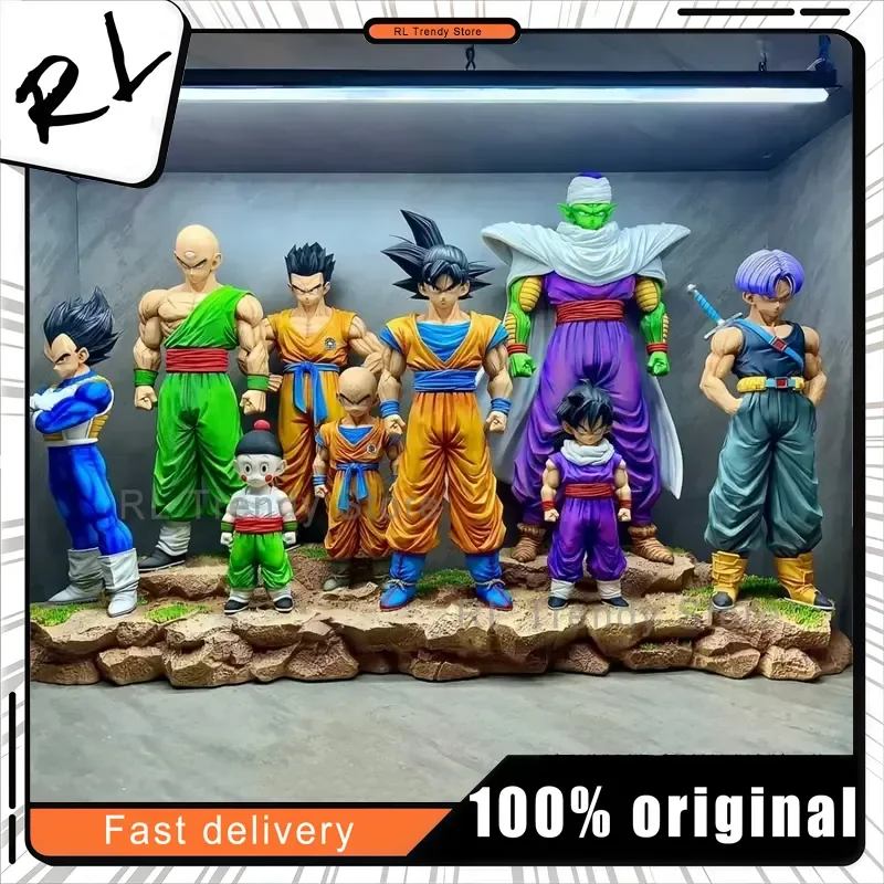 Ensemble de guerriers Dragon Ball Z Infinite Z, 9 pièces, figurines GK Goku Gohan végéta Piccolo Torankusu, jouet tendance, modèle de Statue, décoration cadeau