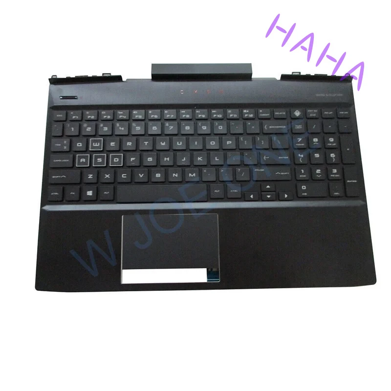 H++For HP Omen 15-DC 15T-DC TPN-Q211 Palmrest US RGB-BL Keyboard L30195-001