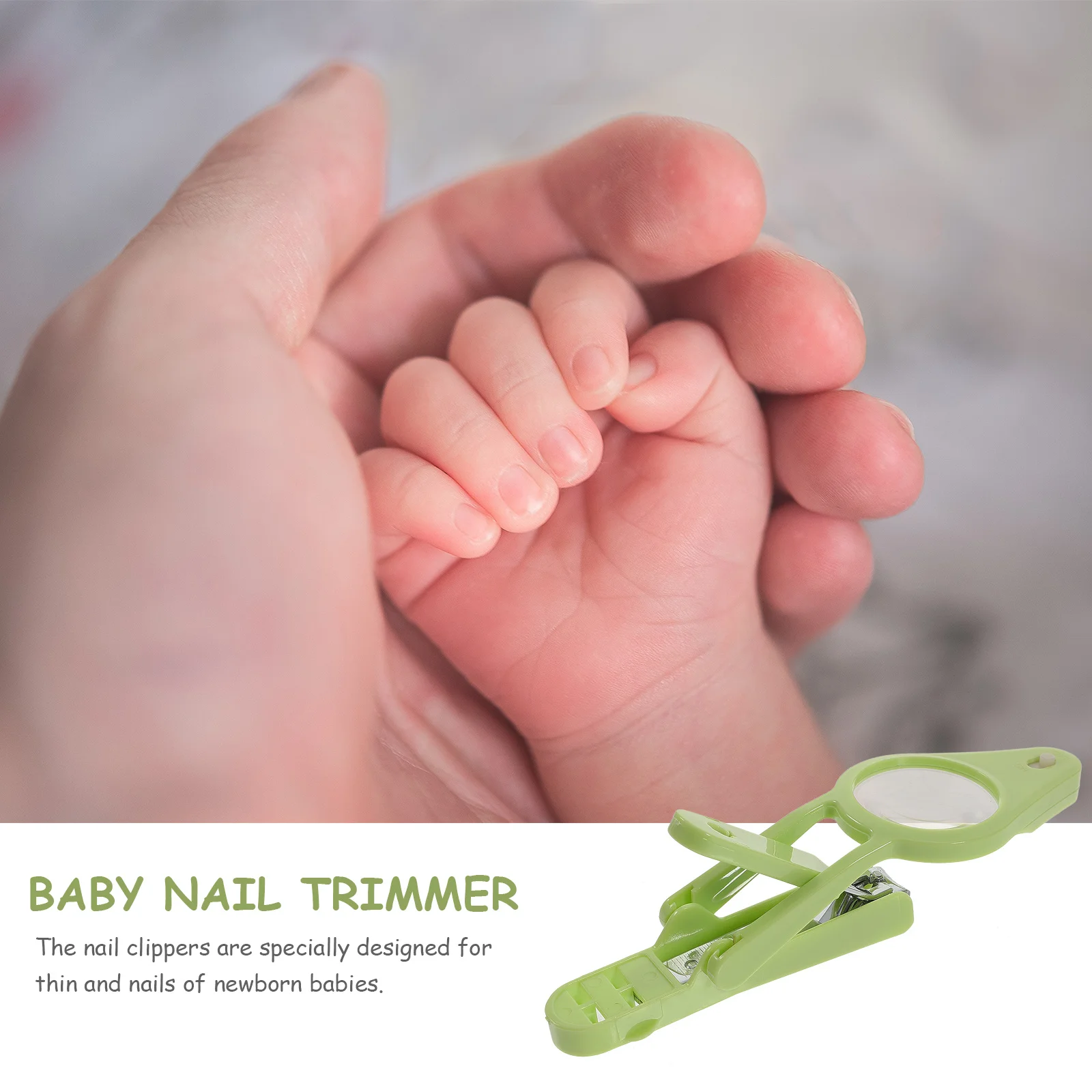 

Baby Nail Clippers With Led Light Magnifier Safe Portable Trimmer For Newborns Infants Kids Adults Rustproof