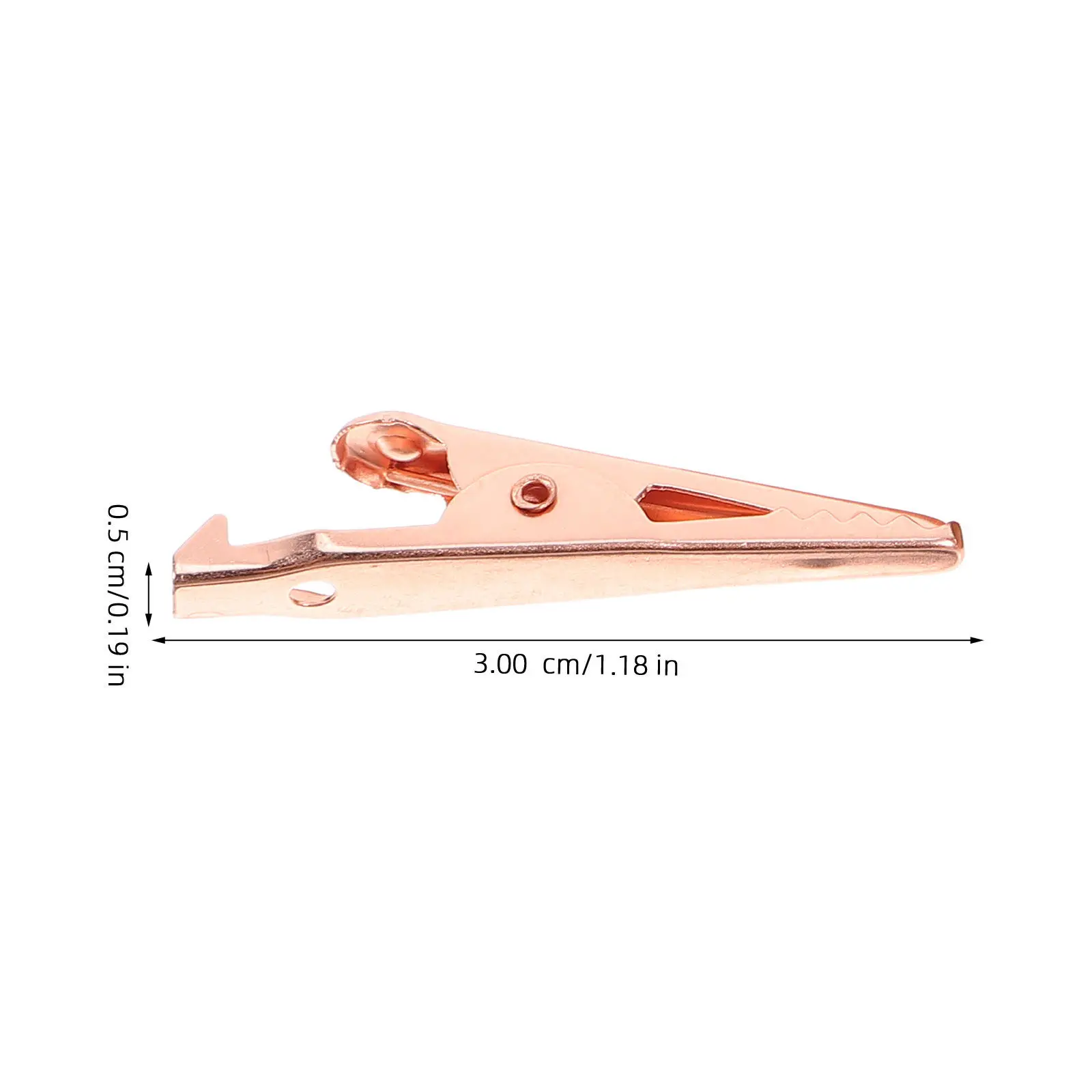 10Pcs Sturdy Purple Copper Alligator Clips Non Damaging Electrical Testing Clamps Compact Lightweight for Electric Work Lab Use