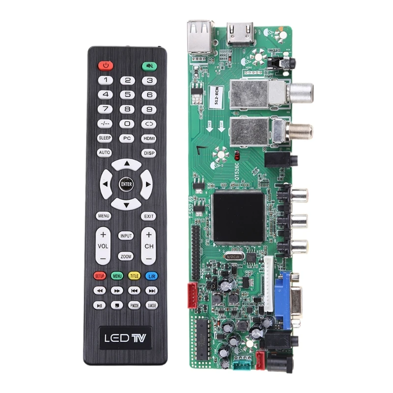 

Плата контроллера ЖК-дисплея/светодиодов поддерживает DVB-S2/T2/C, DTV/ATV, двойной порт USB 3,3 В/5 В/12 В, напряжение дисплея,