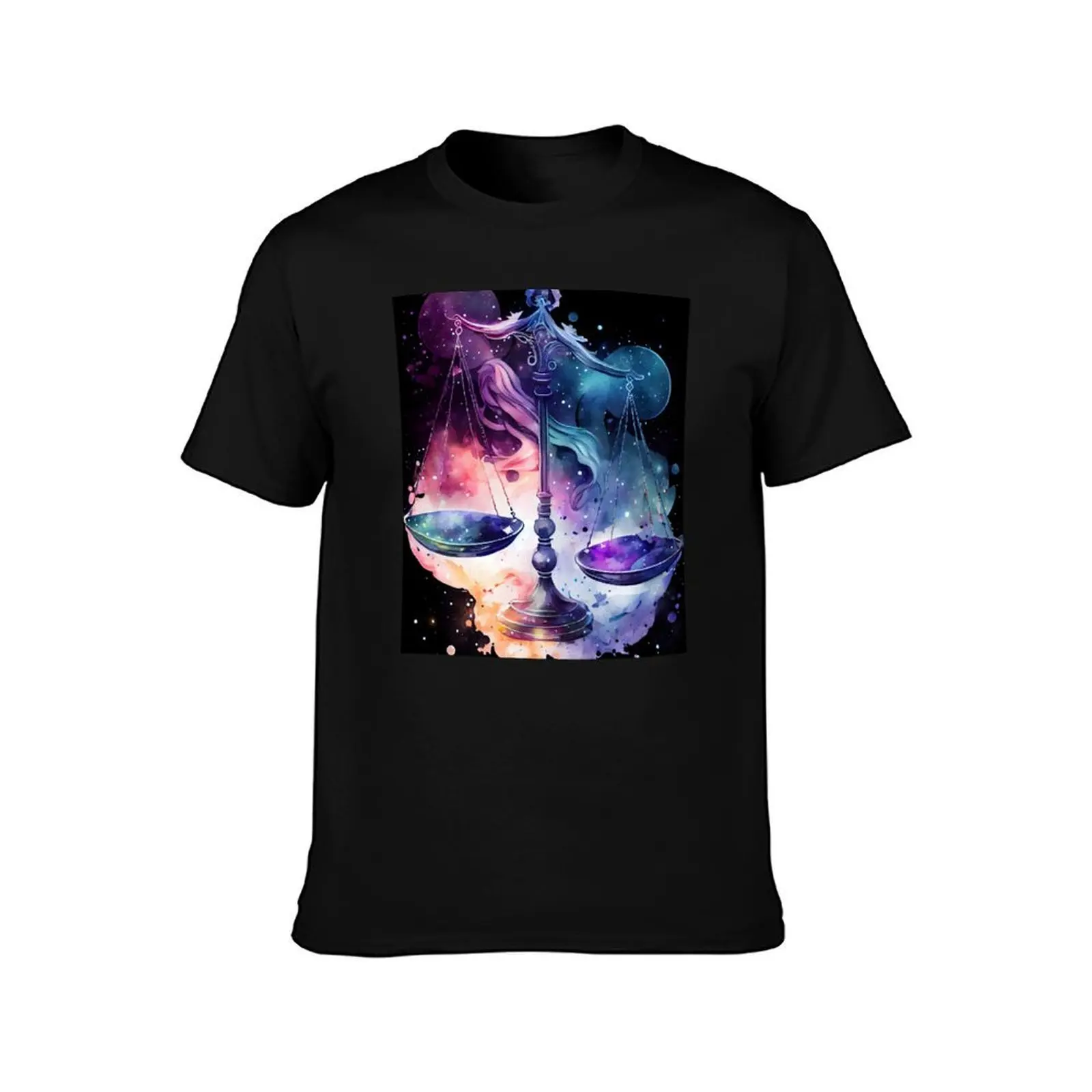 Libra Zodiac T-Shirt Holiday Casual Short Sleeve Top T-Shirt