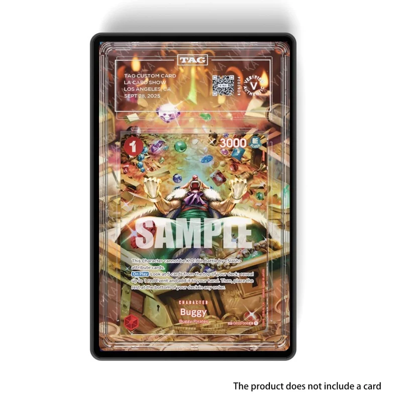 One Piece Monkey D. Luffy Nami Shanks King for Collection Card Psa Display Rack Extended Art Display Case Excluding Anime Card view 4
