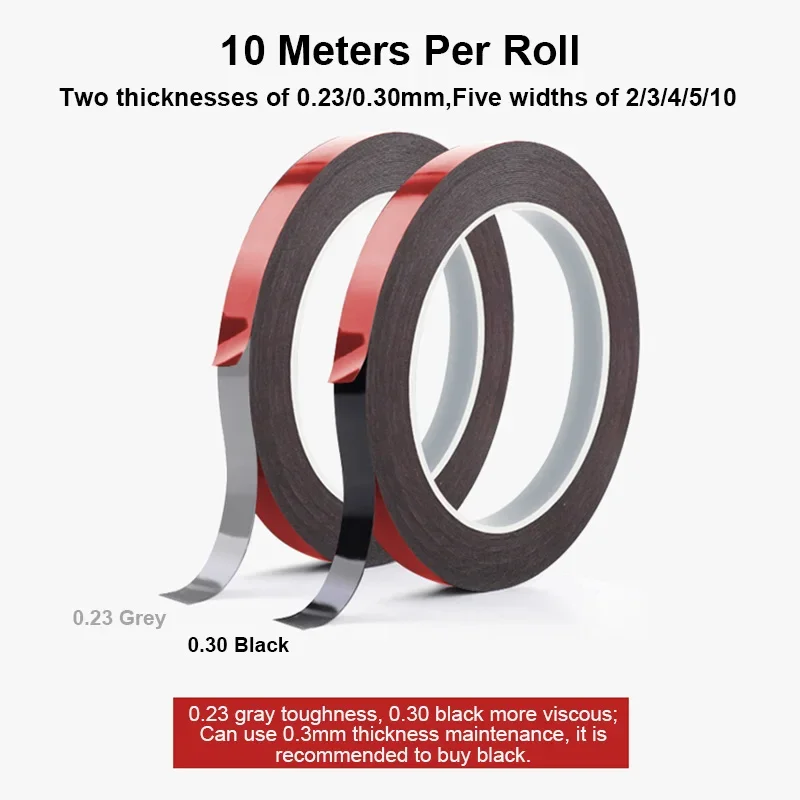 10M Mobile Phone Repair Double Side Tape for Cellphone Touch Screen LCD Pannel 3mm Self Adhesive Foam Sticker Fix