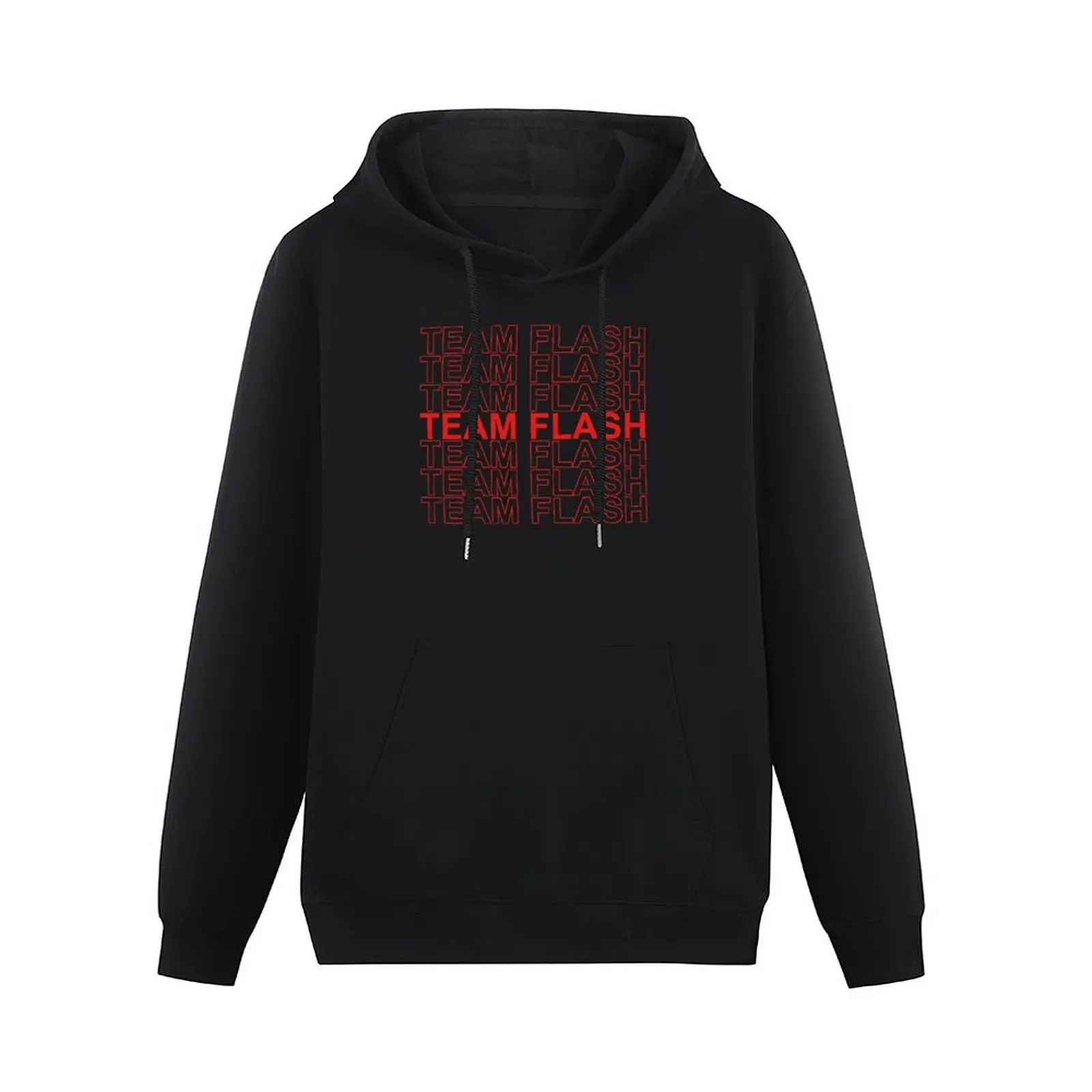 Team Flash - Thank You Bag Style Pullover Hoodie korean clothes hooded shirt anime clothes men clothing hoodie man